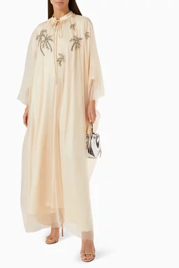 sachin and babi light blue dress THE PALMS EMBROIDERED COTTON DRESS – ShopDRAYA main image 0