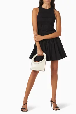 Buy Aje Black Tidal Corset Mini Dress in Linen For Women Online | Ounass  Saudi