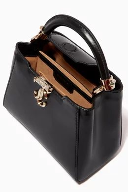 【未使用級】JIMMY CHOO VARENNE TOP HANDLE MINI 未使用級】JIMMY CHOO VARENNE TOP HANDLE MINI