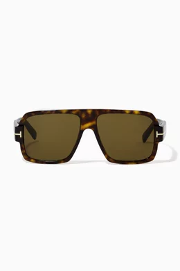 Buy TOM FORD Brown Camden Sunglasses in Acetate For Men Online Ounass Saudi