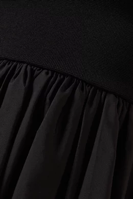 Buy Matteau Black Dress in Viscose Knit & Cotton Poplin For Women Online |  Ounass Saudi