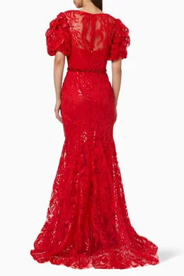 open lace back dress Mac Duggal Sleeveless Chiffon A-Line Tea Length Cocktail Dress