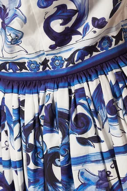 dolce and gabbana dress blue and white Dolce & Gabbana A-Line Dress