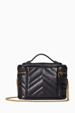 Mini marmont 2.0 leather canteen shoulder bag sales