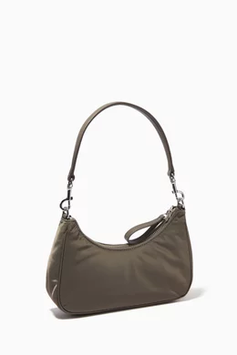 Buy Tory Burch Grey 151 Mercer Small Shoulder Bag in Nylon