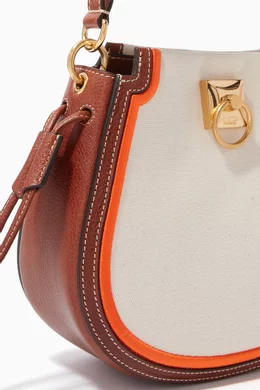 【MULBERRY】MINI IRIS SHOULDER BAG Mulberry | Mini Iris | White Heavy Grain | Iris