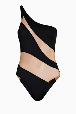 Snake mesh mio swimsuit clearance