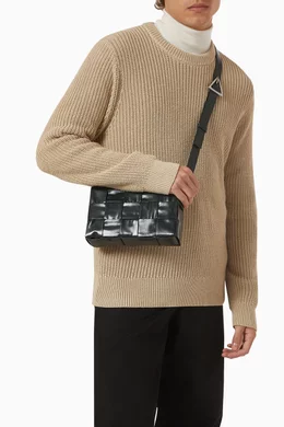 Buy Bottega Veneta Green Cassette Bag in Intrecciato Paper Calf