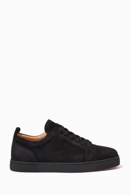 Buy Christian Louboutin Black Louis Junior Sneakers in Veau Velours For Men Online Ounass Saudi