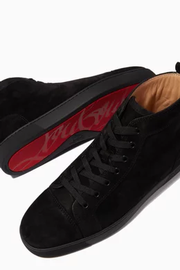 Buy Christian Louboutin Black Louis High top Sneakers in Veau Velours For Men Online Ounass Saudi
