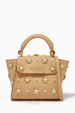 Buy ZAC Zac Posen Neutral Eartha Mini Crossbody Bag in Calf Leather For Women Online Ounass Saudi