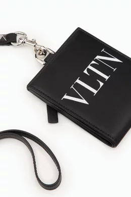 Buy Valentino Garavani Black Valentino Garavani VLTN Wallet with 