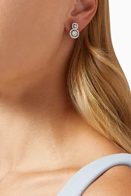 Buy Damas White OneSixEight Diamond Earrings in 18kt White Gold For Women Online Ounass Saudi