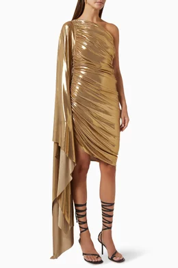 green emerald velvet dress Norma Kamali Diana Gown
