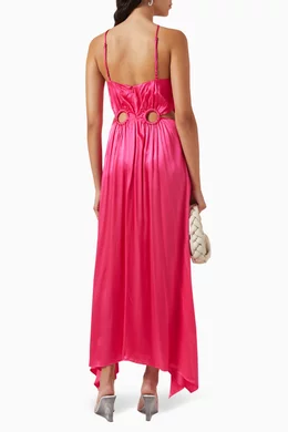 Buy Elliatt Pink Visitant Maxi Dress in Viscose For Women Online | Ounass  Saudi