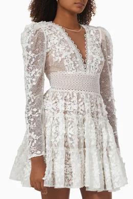 bronx and banco megan mini dress white Bronx and Banco Megan Mini Dress in Blanc White Nude Medium Women's