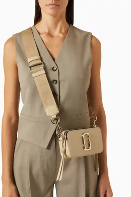 Buy Marc Jacobs Neutral The Snapshot DTM Camera Crossbody Bag in Leather For Women Online Ounass Saudi