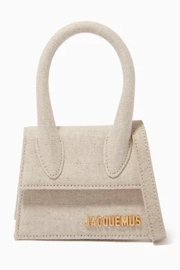 Buy Jacquemus Neutral Le Chiquito Tote Bag in Linen Canvas For Women Online Ounass Saudi