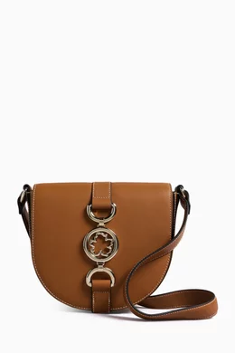 Buy Ted Baker Brown Kensie Magnolia Crossbody Bag in Leather For