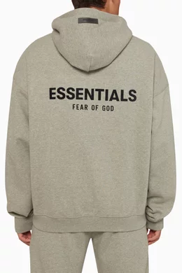 Essentials logo hoodie top