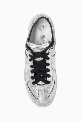 Silver maison margiela sneakers store
