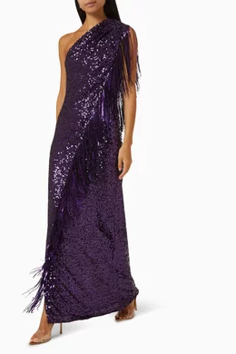 strapless open back dress One-Shoulder Aria Short Sequin Hoco Dress