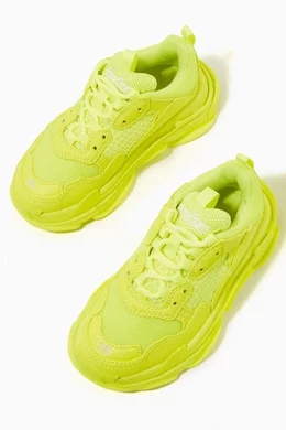 Neon yellow triple s outlet