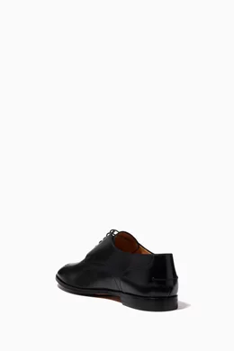 Buy Bally Black Wedmer Lace-up Shoes in Calf Leather For Men  display picture 3