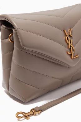 Buy SAINT LAURENT Neutral Toy Loulou Crossbody Bag in Matelasse Leather For Women Online Ounass Saudi