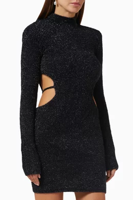 rotate glitter knit maxi dress Glitter Knit Maxi Dress
