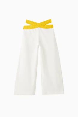 Fendi white trousers top