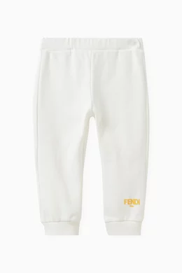 Fendi logo sweatpants shop