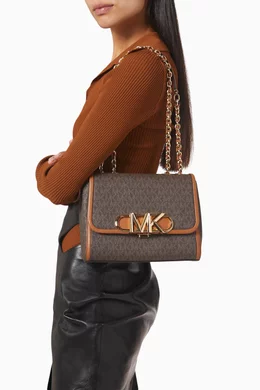 Buy Michael Kors Multicolour Medium Parker Convertible Shoulder Bag in Signature Canvas For Women Online Ounass Saudi