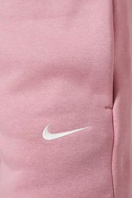 Buy Nike Pink Sportswear Phoenix Wide-leg Pants in Fleece For