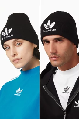 帽子 Balenciaga adidas beanie Balenciaga - x Adidas logo beanie Balenciaga