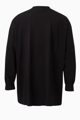 【Balenciaga x Adidas】Oversized Long Sleeve T-Shirt Black Balenciaga x adidas Long Sleeve T-Shirt Oversized Black