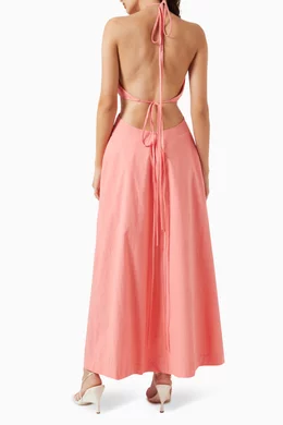 chinese dress ladies Maiah Navy Maxi Dress - US 14 main image 0