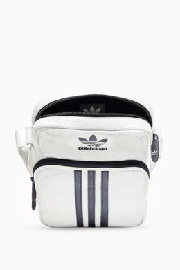 【BALENCIAGA】adidas Small Crossbody Messenger★関税送料込み Buy Balenciaga Black Adidas Small Crossbody Messenger Bag in
