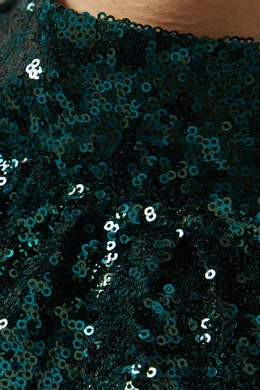 Buy Staud Green Ilana Mini Dress in Sequinned Crepe For Women Online |  Ounass Saudi