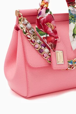 DOLCE & GABBANA マショリカ 刺繍 スリンクハック ハンフス Blackのウィメンズ MY SICILY プロンジェカーフスキン