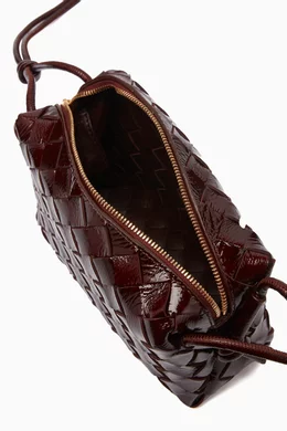 Buy Bottega Veneta Burgundy Mini Loop Crossbody Bag in