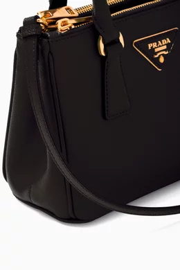Buy Prada Black Small Galleria Bag in Saffiano Leather For Women Online Ounass Saudi