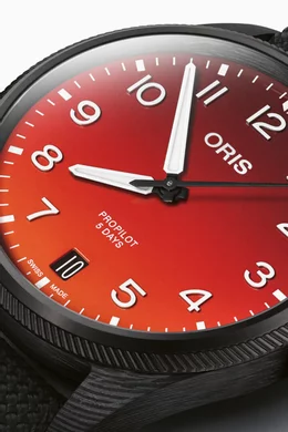 Buy Oris Orange x Coulson Propilot Automatic Carbon fibre Titanium Watch 41mm For Men Online Ounass Saudi