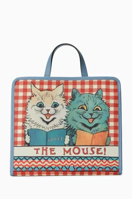 Gucci tote bag cat hot sale