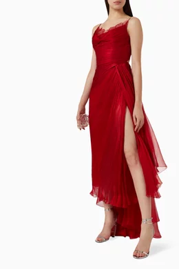 knee length dresses for ladies Gracie Silk Dress  Retrofete