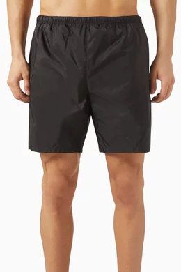 Buy Prada Black Swim Shorts in Recycled Nylon For Men Online Ounass Saudi