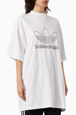 Balenciaga Adidas Oversized T-Shirt(新品) Balenciaga - Balenciaga x Adidas - Oversize cotton t-shirt White