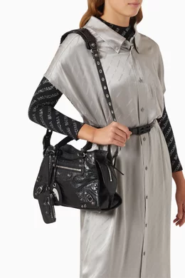 バッグ neo cagole city small handbag Balenciaga - Neo Cagole City Small leather tote bag Balenciaga