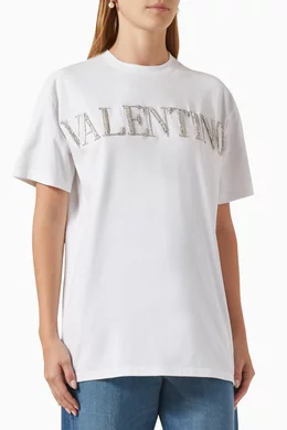 Tシャツ・カットソー Valentino Garavani Cotton Jersey T-Shirt Valentino Garavani Jersey Cotton T-Shirt | Saks Fifth Avenue