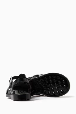 Buy KENZO KIDS Black Graphic Jelly Shoes in PVC For Boys Online Ounass Saudi